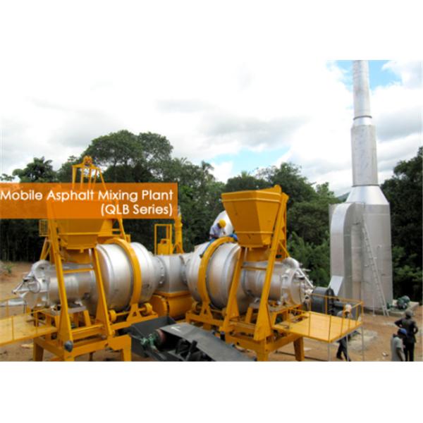 Quality 10 Tons Capacity Hot Asphalt Mixing Plant With Auto Control Manually PLC Control System for sale