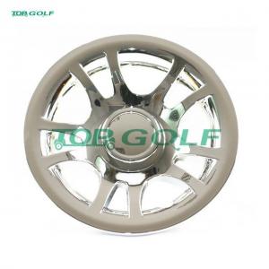  10&quot; Turbine Golf Cart Wheel Covers Hub Caps Plastic Material Easy To Install Manufactures