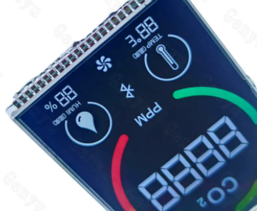  2.5 Inch VA LCD Display 4 Digit 7 Segment Screen with 24PIN Interface for Clear Numerical Readout Manufactures