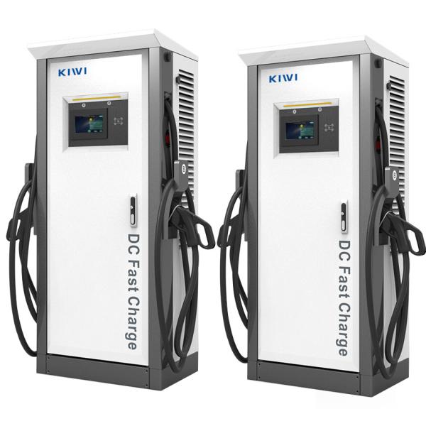 Quality 120kw CCS1 CCS2 Car Chademo EV DC Rapid Charging Station with 50Hz±10Hz Grid Frequency for sale