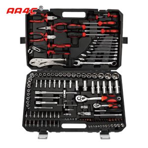 AA4C 131pcs auto repair tool kit shelf hardware hand tools workbench tools A6