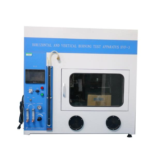 Horizontal / Vertical Flame Test Apparatus PLC Control 7 Inch Color Touch Screen