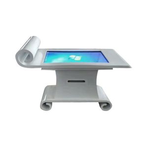 43 Inch LCD HD Interactive Digital Touch Table Touch Screen Kiosk Floor Stand