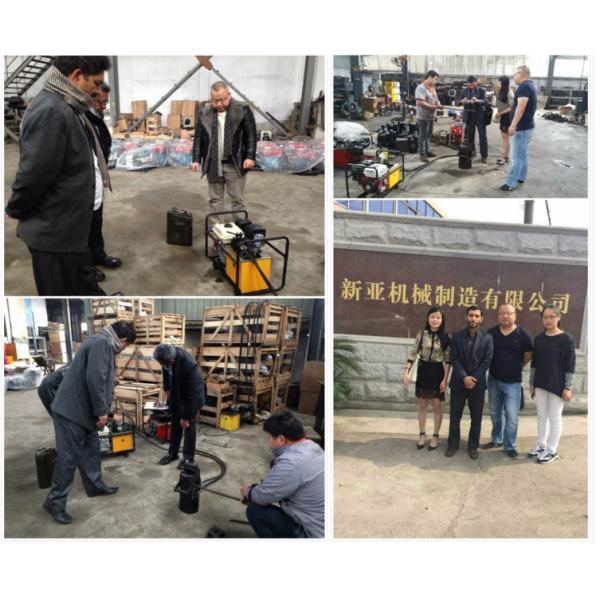 Small Portable Wire Rope Winch , HONDA Petrol Engine Powered Winch 10KN Capacity