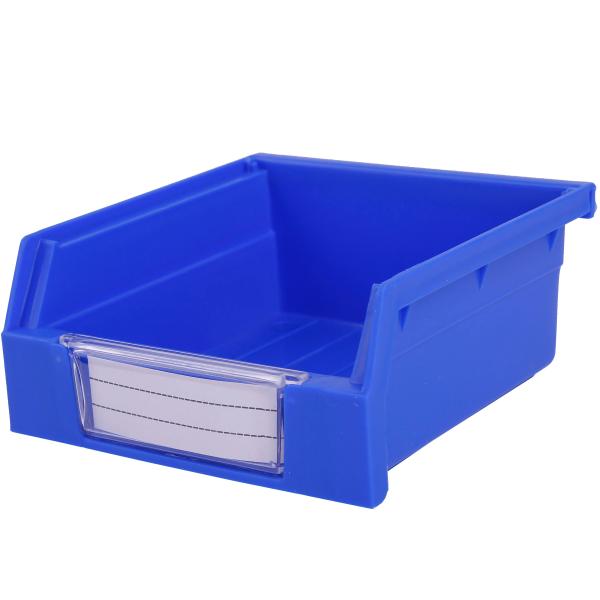 Shelf Storage Bin with Dividable Plastic Tool Container and Back Hanging