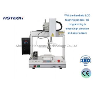 Precision R Axis Single Head PCB Soldering Machine with Automatic Cleaning