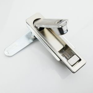 Easy Use Electrical Panel Lock , Button Swing Latch Lock Color Matt Zinc Alloy