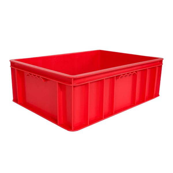 Quality 490x355x164mm Nestable Folding Plastic Stackable Utility Crates with Custom Logo for sale