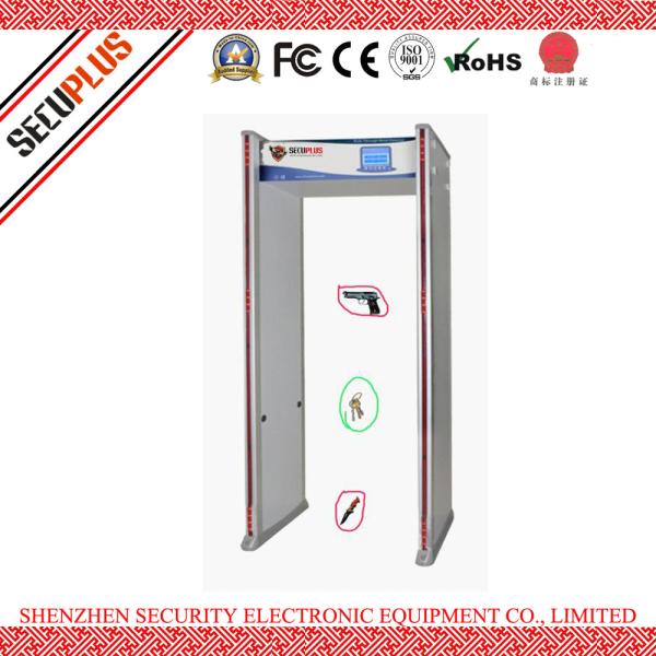 Multi-zones Walk Through Metal Detector Gate for prison, bank with Automatically