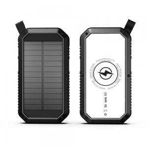China Portable Charger Power Bank Lithium Portable Power Station Solar Mobile Power Supply on sale