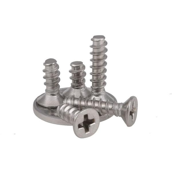 Stainless Steel Undercut Flat Head Blunt Screws Countersunk Head Type B Thread Forming Screws