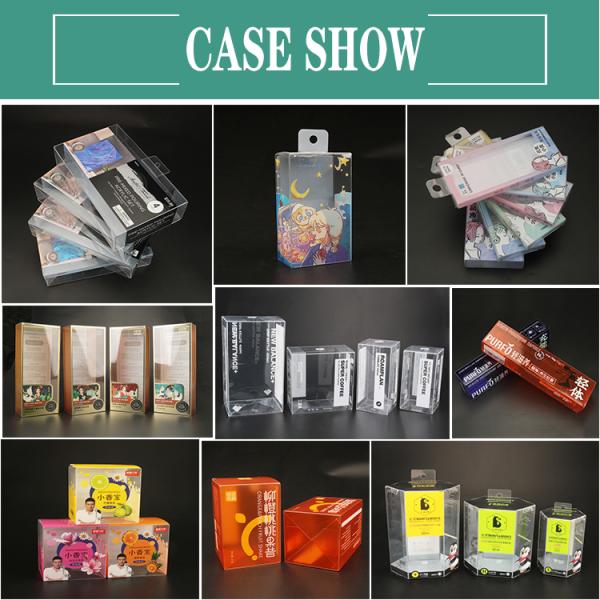 Custom Design Plastic Boxes Packaging Hanging PET PVC Packaging Box