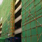 High Building Construction Scaffolding Barrier Protection Scaffolding Dense Net