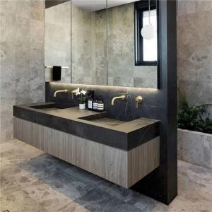  Single Sink Vanity Mirror Solid Wood Bathroom Vanity OEM ODM Manufactures