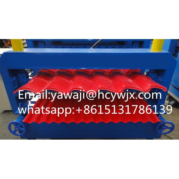 PPGI / GI Double Deck Roll Forming Machine For 0.3-0.6mm Thickness
