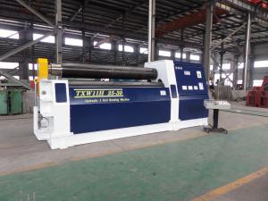  Hydraulic 3 Roll Bending Machine , 25 - 30 mm Thickness Plate Rolling Machine Manufactures