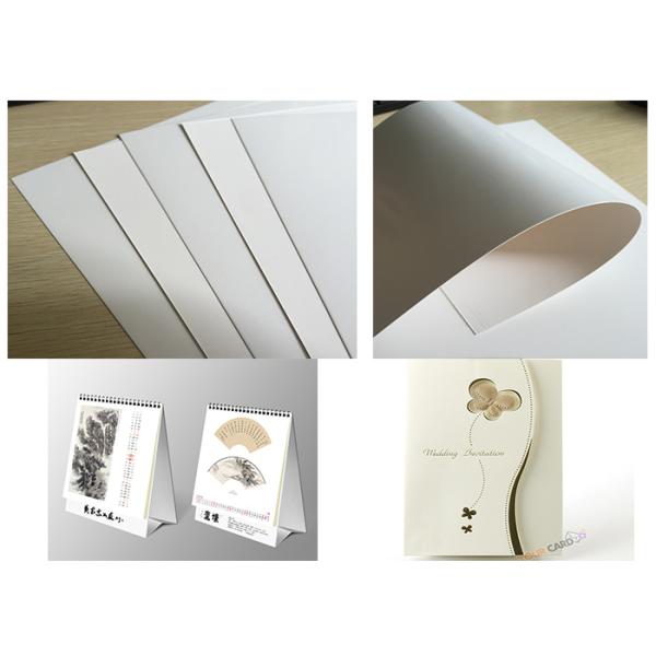 Full Gsm Decorative Boxes Paper , Folding Box Board With Two Sides White
