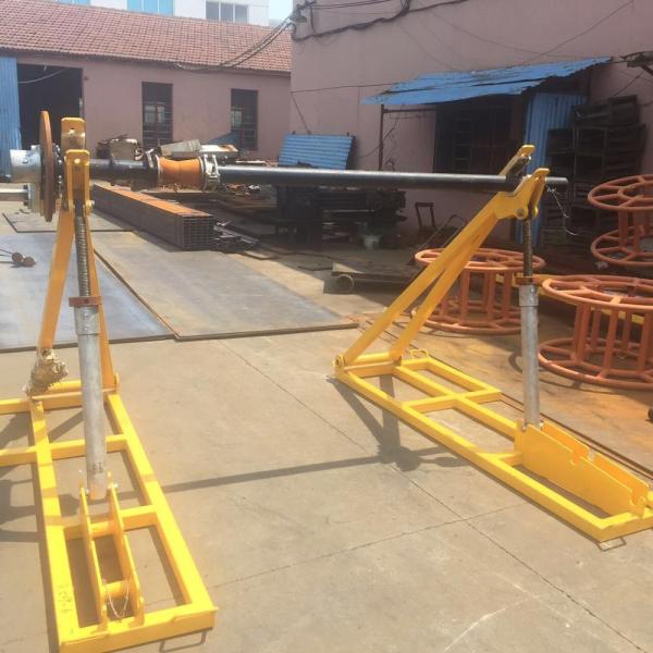 SIPZ Underground Cable Installation Tools 5 tons Integrated Reel Stand With Disc Tension Brake SIPZ5A