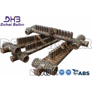 135 T/H Boiler Manifold Headers Custom Printed Hats Coal Fired CFB Boiler