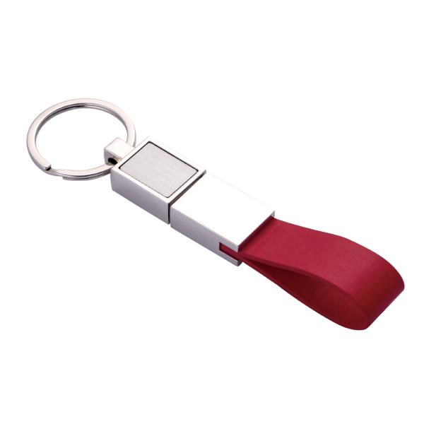 Classic Leather Keychains Available Colors Polybag Packaging For Key Holders