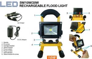  waterproof led rechargeable flood light solar camping light Manufactures