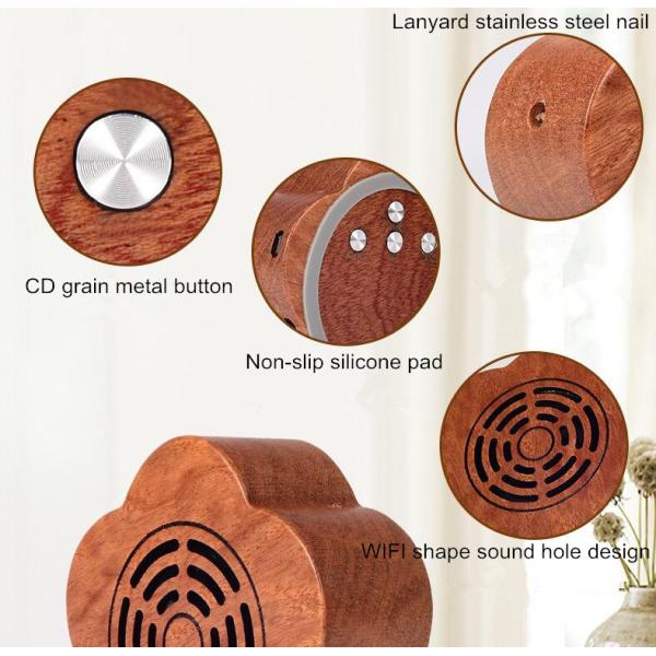 Best Solid Wood Wireless Bluetooth Speaker TWS Mini Portable Outdoor Speakers