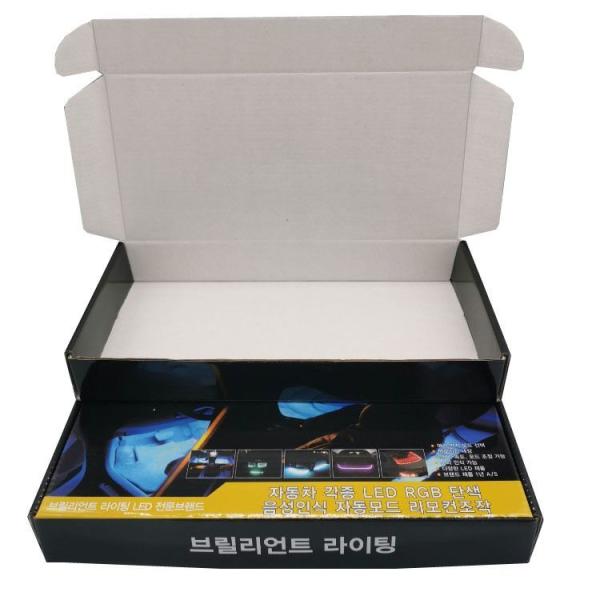 Matt Lamination Corrugated Packaging Box Flute Paper Folding Cardboard Boxes