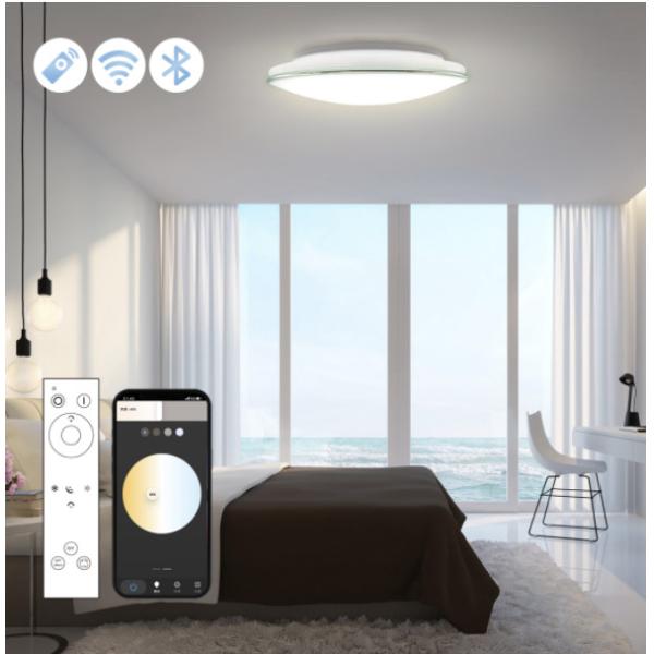 Quality Adjustable Smart LED Panel Light RF CE JAP Remote Wireless Control 3800lm for sale