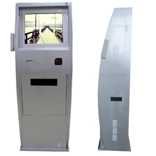 RJ11 300nits 19 Inch Interactive Touch Kiosk With Card Reader