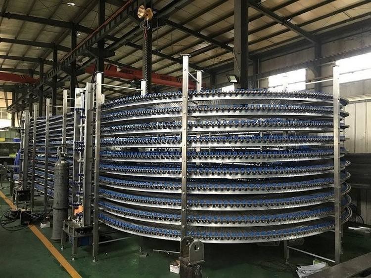 OEM Automated Spiral Tower Cooling Conveyor System Solutions