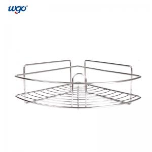  Nano WGO Corner Shower Caddy Rust Proof 10.1cm High Suction Fixed Manufactures