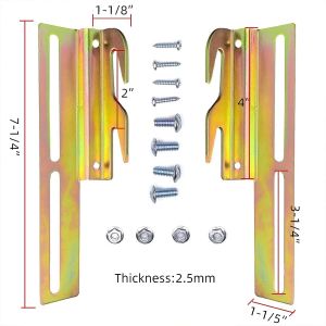  Transform Your Bed Frame with 711 Bolt-On to Hook-On Conversion Brackets and Hardware Manufactures