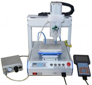  SC / LC / FC Fiber Patch Cord Making Machine Auto Glue Dispenser Fiber Optic Equipment Manufactures