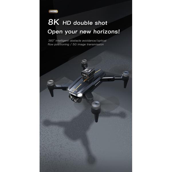 Js26 Foldable Entertainment Drones Beginner Operator Skill Level Optical Flow and One Key Takeoff / Landing for Hiking