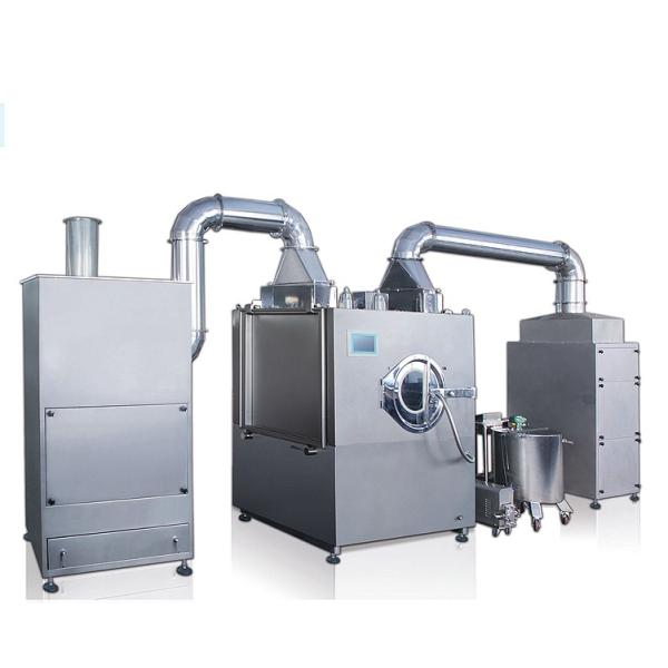 TIANHE Capacity 150kgs Full Automatic Tablet Film Coating Machine Touch screen