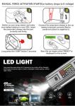 Multi-function High Power Car Jump Starter with LED Work Light and 12v Lithium