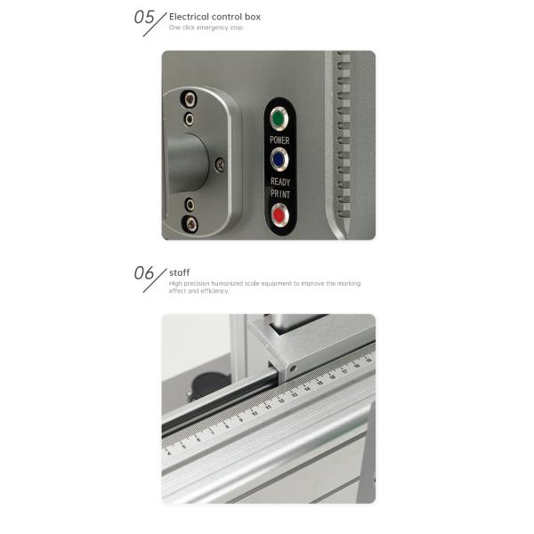 Industrial UV Laser Printer Machine , UV Flying Laser Marking Machine
