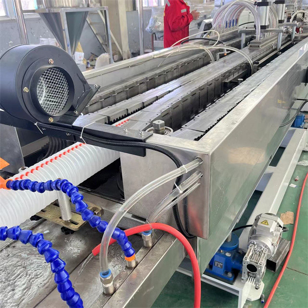PE HDPE PVC Double Wall Corrugated Pipe Making Machine DWC Pipe Extrusion Production Line for Sewer and Cable Conduit