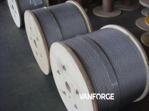  6x36 FC IWRC Construction Wire Rope Stainless Steel 316 , Marine Wire Rope Manufactures