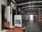 Semi Automatic Pallet stretch Wrapping Machine With Pneumatic Top Plate Device