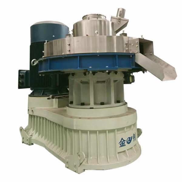 Quality Customized Voltage Biomass Pellet Machine With Soft Starter Control And Lubricating System for sale