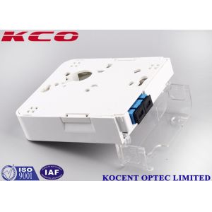 1 Port SC Duplex Fiber Optic Termination Box with Wallmount Socket for 2 Cores FTTH FTTB Applications