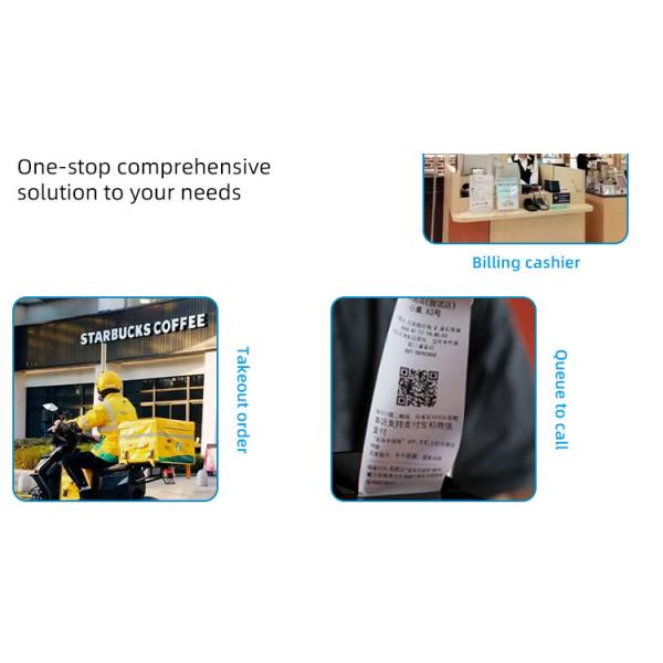 5.5inch Touch Screen Handheld POS Printer with Wireless Interface and Thermal Line Printing