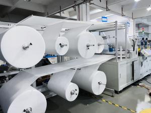 China 12KW Automatic Filter Bag Sewing Machines 220V Automatic Production Of Medium Efficiency Filter Bags on sale