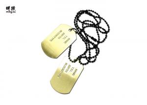  Bronze Color Copper Pet Tags , Customized Engraved Dog Tags For Couples Manufactures