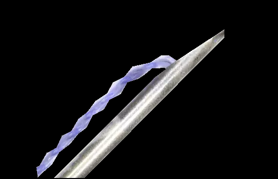 Effective absorbable PDO 4D/3D COG thread with blunt cannula needle