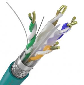  LSZH 23AWG Cat6 Shielded Cable STP SSTP High Performance Pure Bare Copper Manufactures