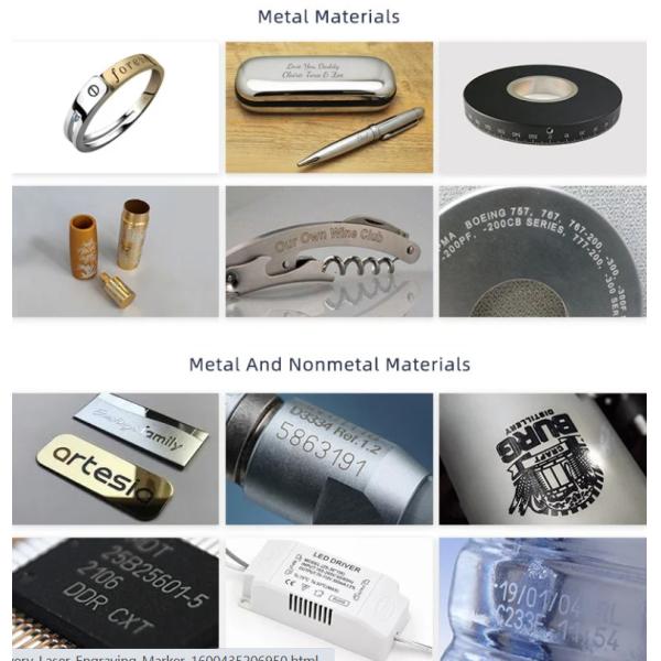 Laser Marking Machine Laser Engraving Cutting Machine Small Rotary Laser For Fiber Metal Steel Raycus