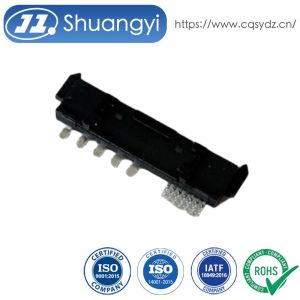  SATA 22-Pin 1.27mm Dual Row Female PCB Connector, Right Angle SMT Power Signal Terminals Connector, Customization for Server Storage HDD SSD Cable Manufactures