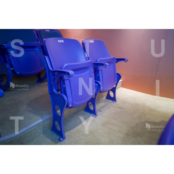 UV Resistant HDPE High Back Folding Plastic Stadium Chair